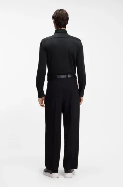 Slim-Fit Hemd aus funktionalem Stretch-Jersey