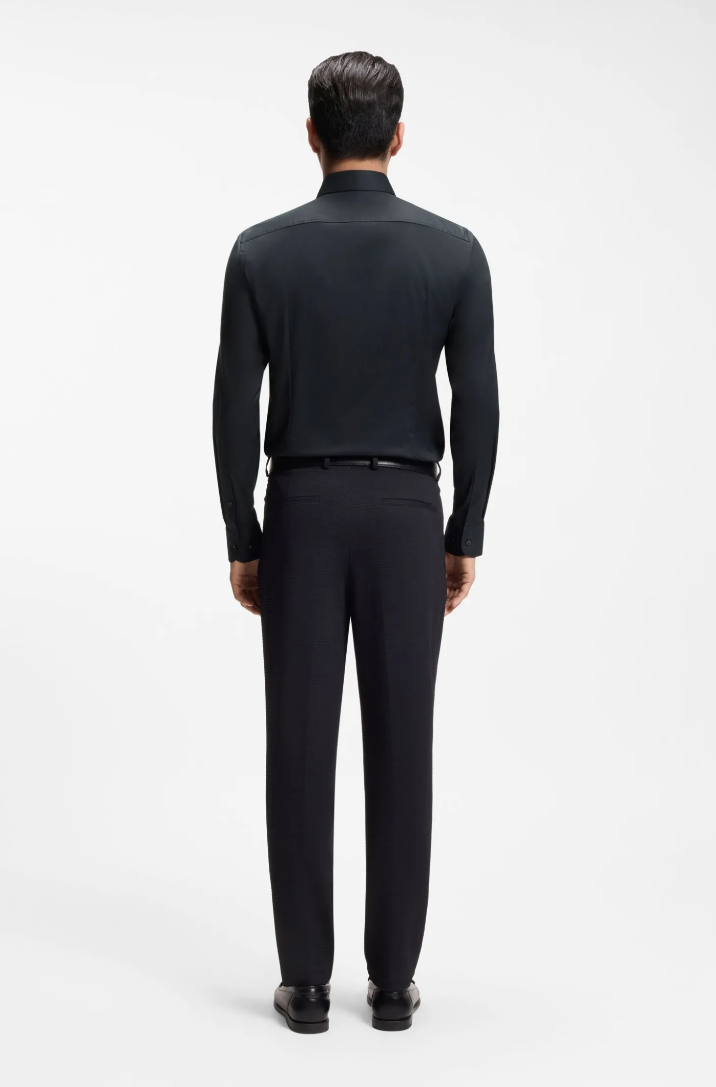 Slim-Fit Hemd aus funktionalem Stretch-Twill