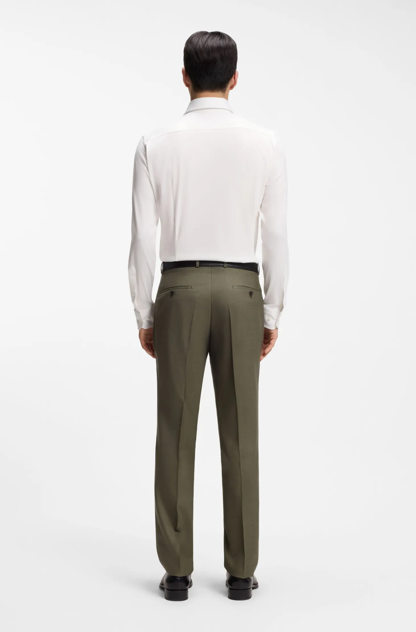 Slim-Fit Hemd aus in Italien gefertigtem Baumwoll-Mix