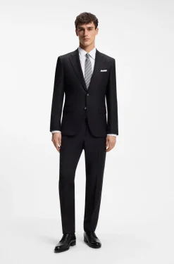 Slim-Fit Hemd aus italienischer Baumwoll-Popeline