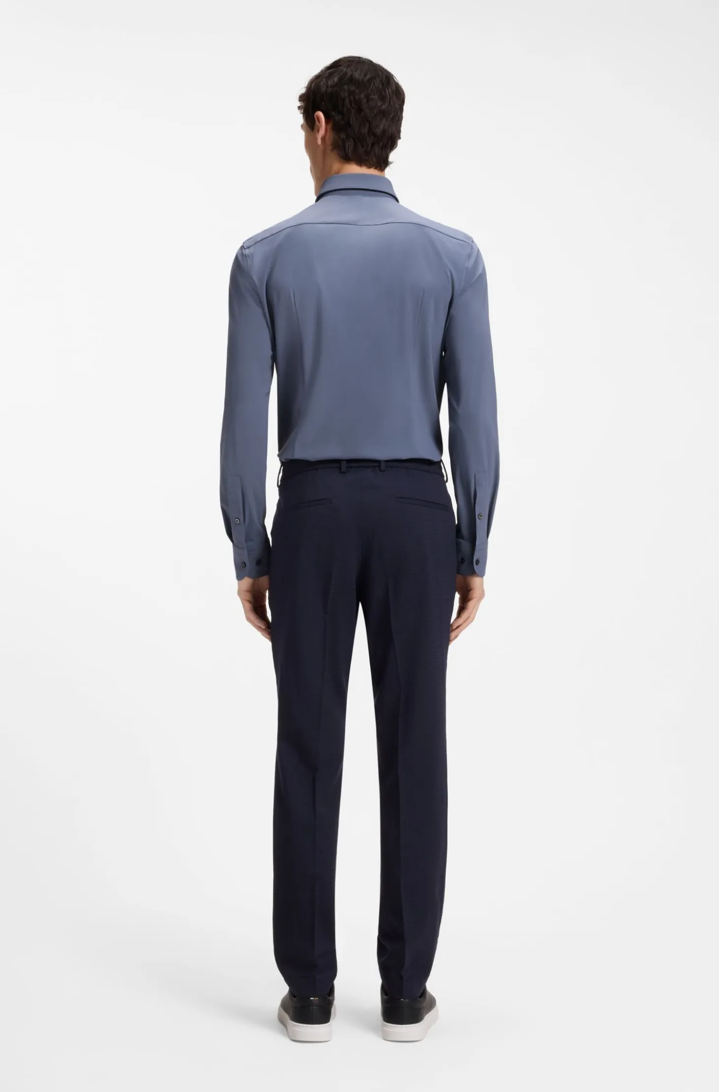 Slim-Fit Hemd aus Performance-Stretch-Jersey