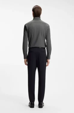 Slim-Fit Hemd aus Performance-Stretch-Jersey