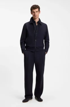 Slim-Fit Hemd aus Performance-Stretch-Jersey