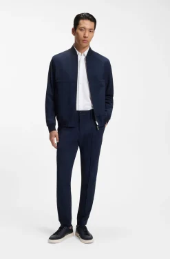 Slim-Fit Hemd aus strukturiertem Performance-Stretch-Gewebe
