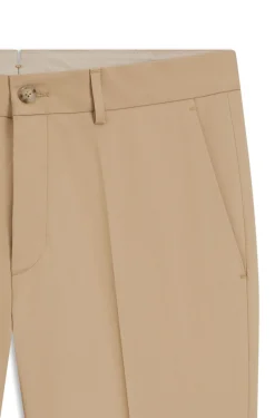 Slim-Fit Hose aus Baumwolle, Seide und Stretch