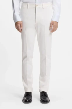 Slim-Fit Hose aus Baumwoll-Mix mit Kaschmir- und Elasthan-Anteil