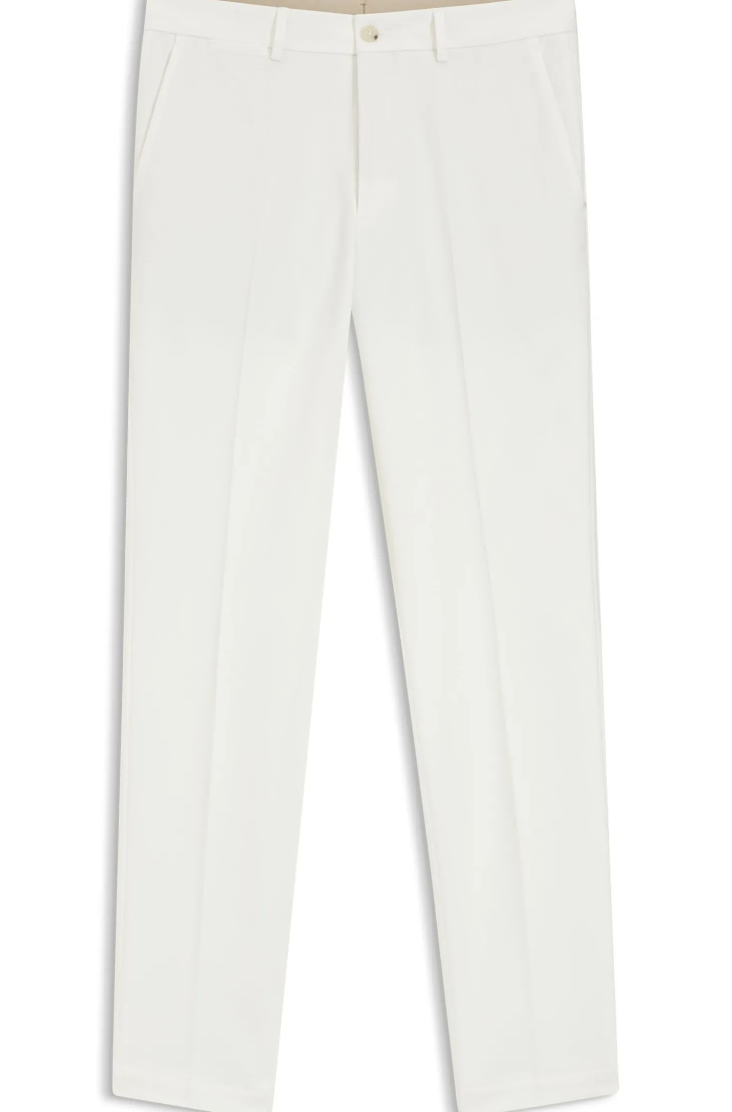 Slim-Fit Hose aus Baumwoll-Mix mit Kaschmir- und Elasthan-Anteil