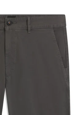 Slim-Fit Hose aus überfärbtem elastischem Satin