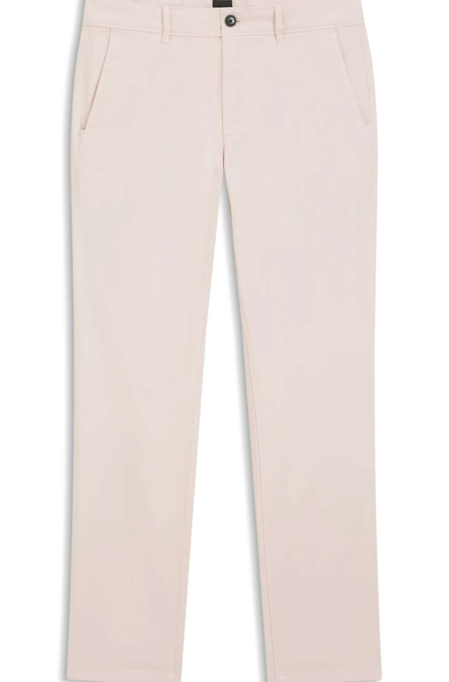 Slim-Fit Hose aus überfärbtem elastischem Satin