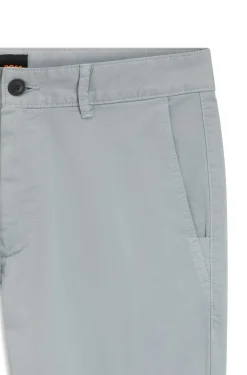 Slim-Fit Hose aus überfärbtem elastischem Satin