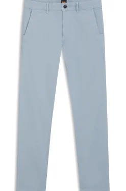 Slim-Fit Hose aus überfärbtem elastischem Satin
