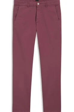 Slim-Fit Hose aus überfärbtem elastischem Satin