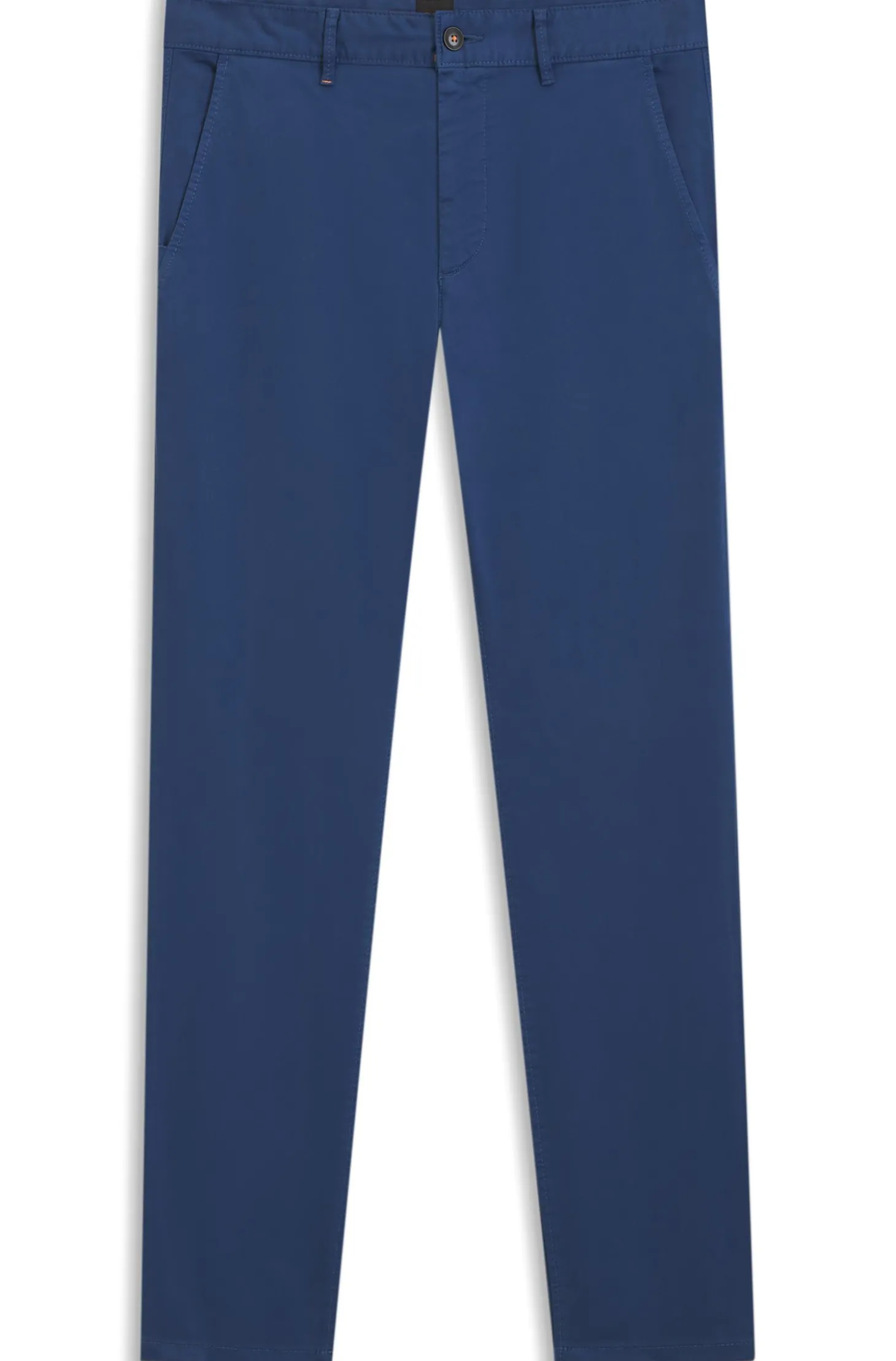 Slim-Fit Hose aus überfärbtem elastischem Satin