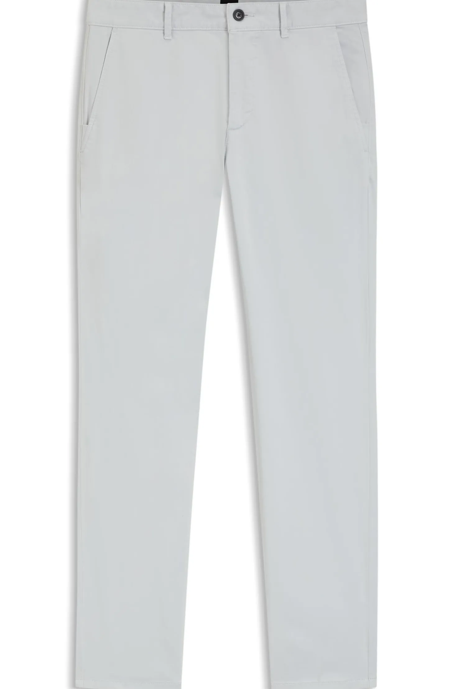 Slim-Fit Hose aus überfärbtem elastischem Satin