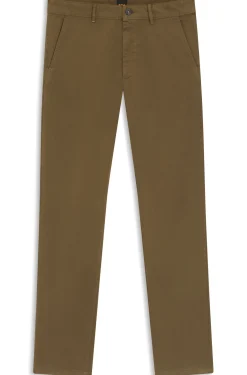 Slim-Fit Hose aus überfärbtem elastischem Satin