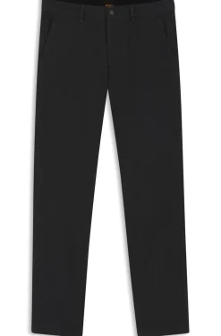 Slim-Fit Hose aus überfärbtem elastischem Satin
