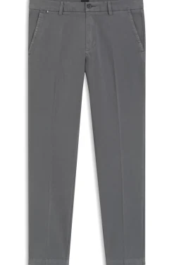 Slim-Fit Hose aus elastischer Baumwoll-Gabardine
