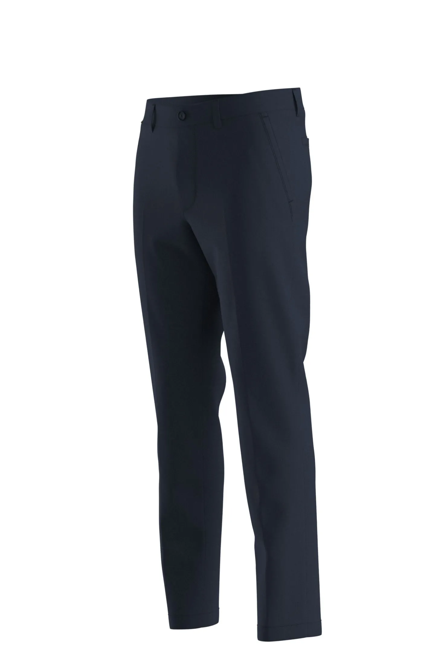 Slim-Fit Hose aus elastischer Baumwoll-Gabardine