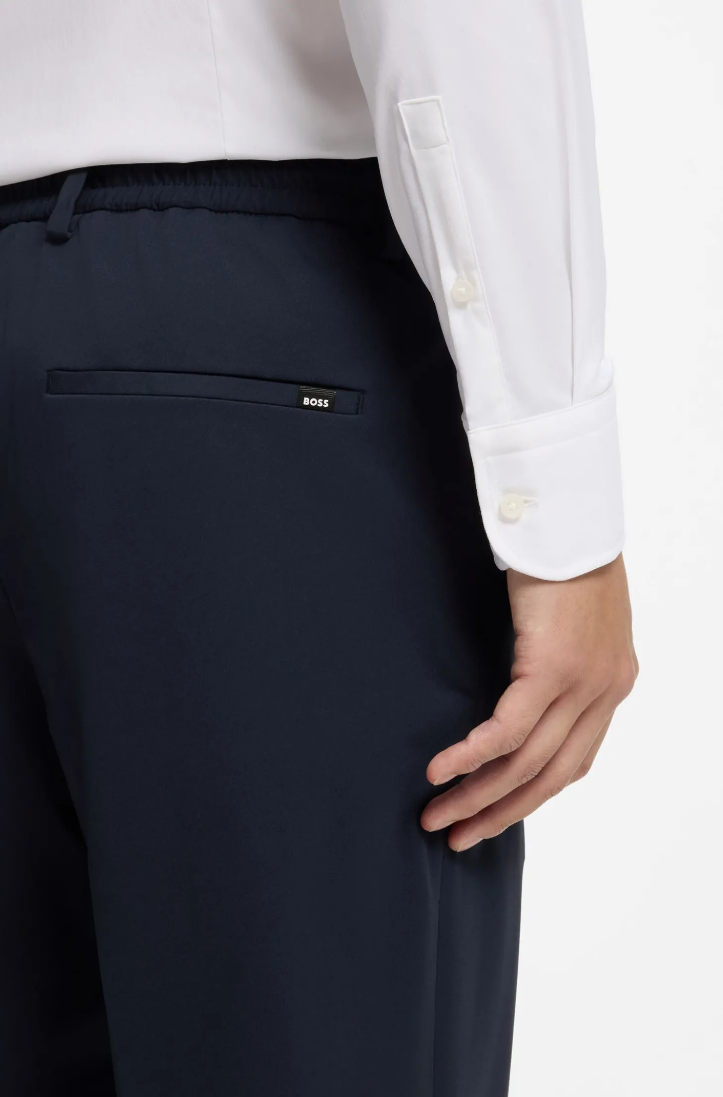 Slim-Fit Hose aus Performance-Stretch-Jersey