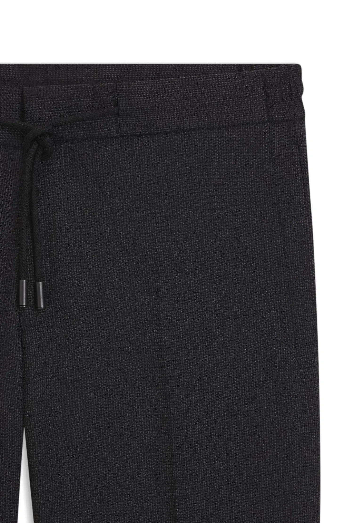 Slim-Fit Hose aus Schurwoll-Mix mit Seide