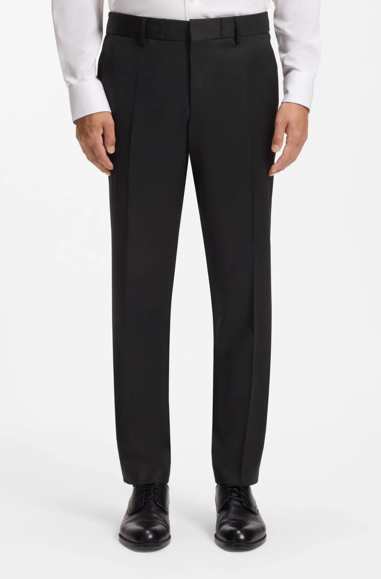 Slim-Fit Hose aus Schurwoll-Serge