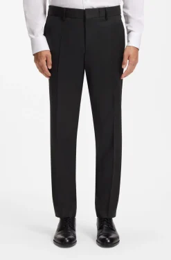 Slim-Fit Hose aus Schurwoll-Serge