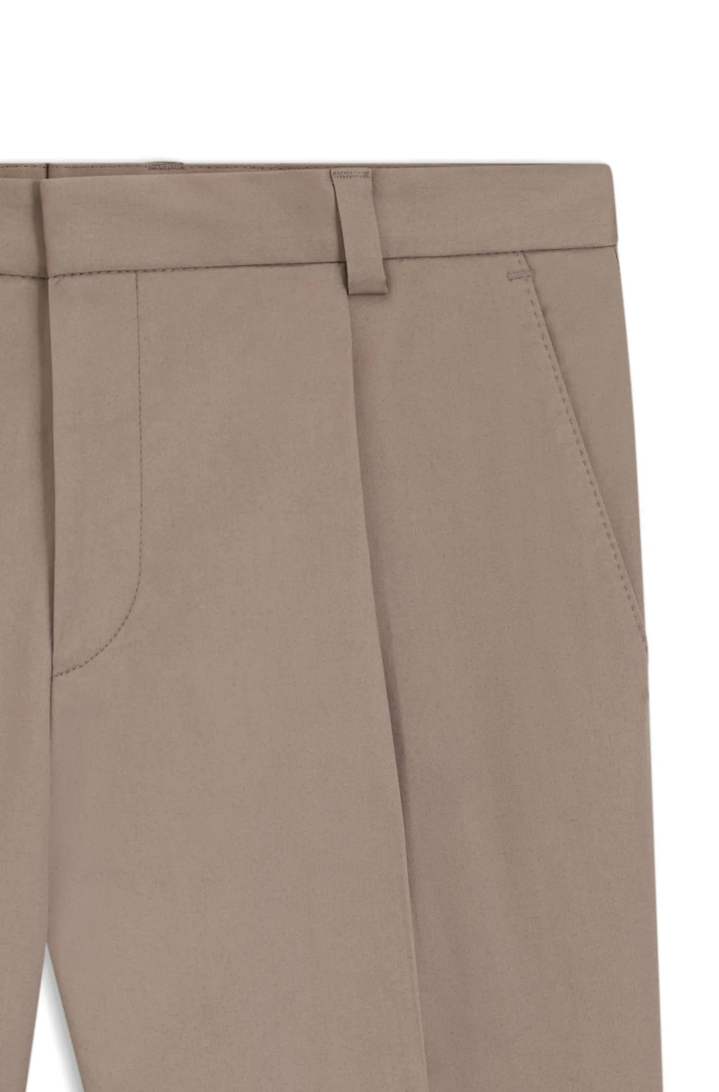 Slim-Fit Hose aus Stretch-Baumwolle mit Paper-Touch