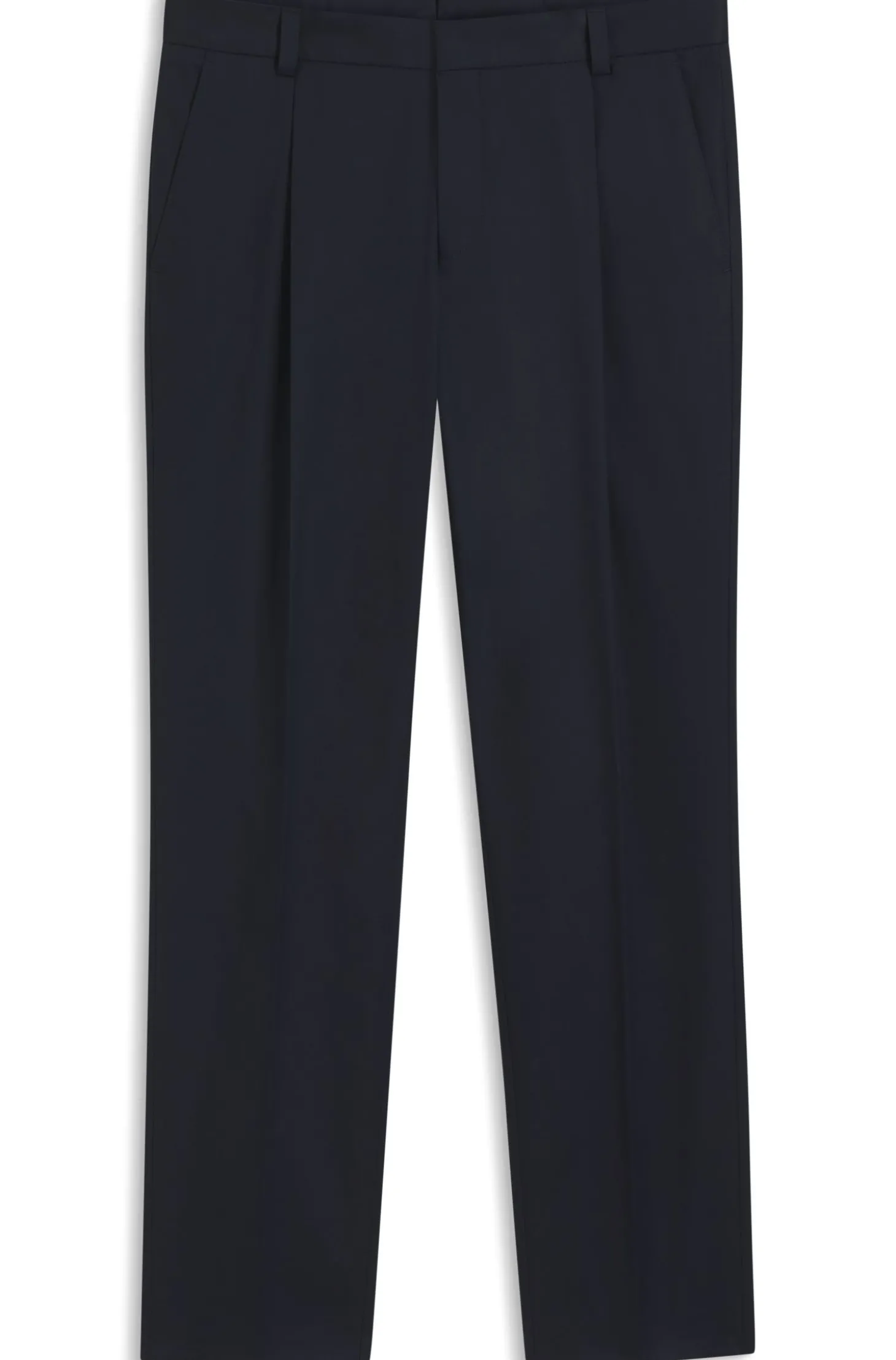 Slim-Fit Hose aus Stretch-Baumwolle mit Paper-Touch