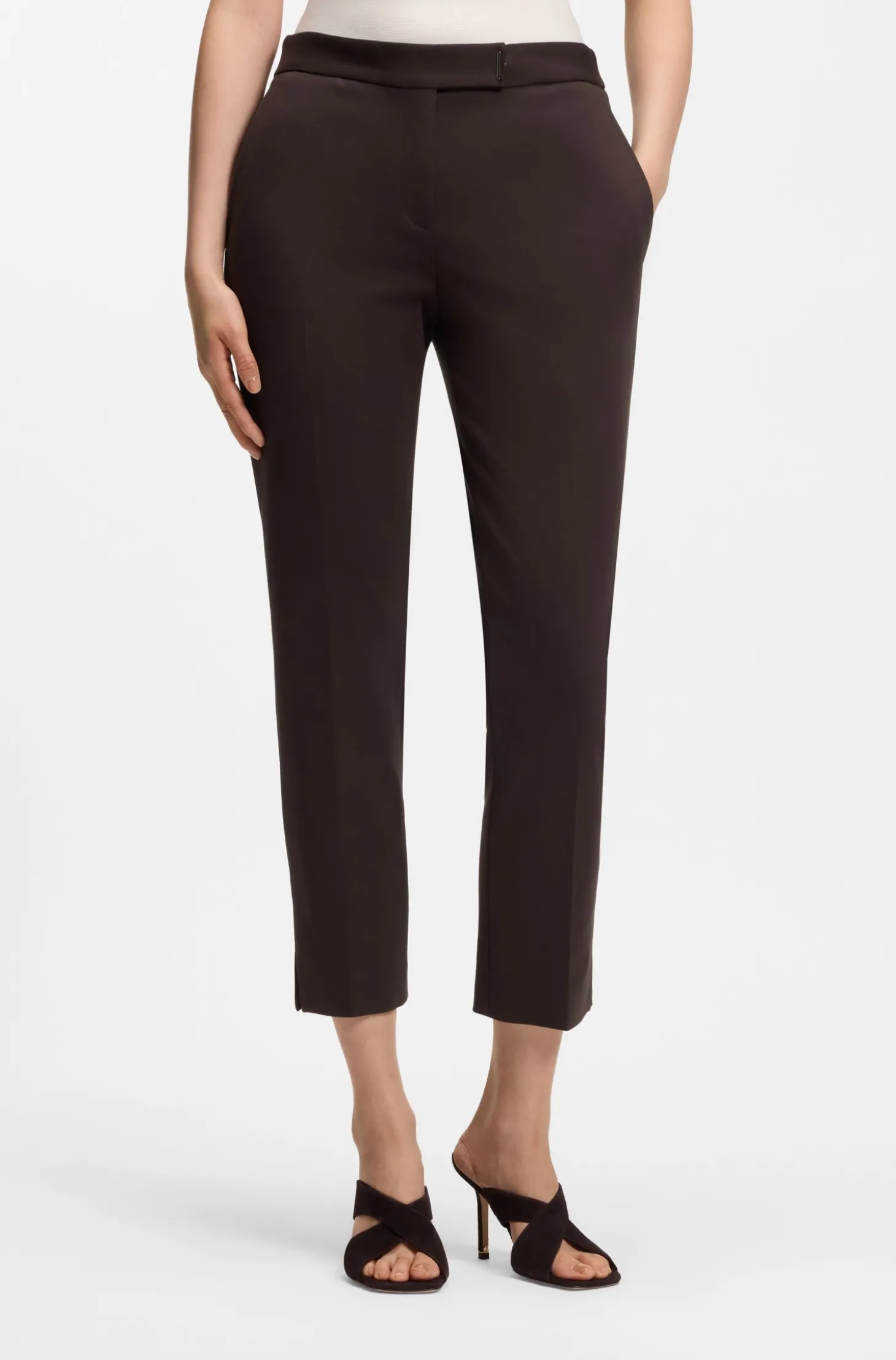 Slim-Fit Hose aus Stretch-Jersey