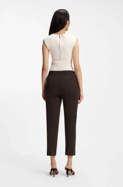 Slim-Fit Hose aus Stretch-Jersey