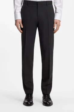 Slim-Fit Hose aus Stretch-Wolle