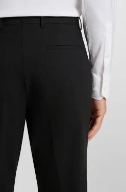 Slim-Fit Hose aus Stretch-Wolle