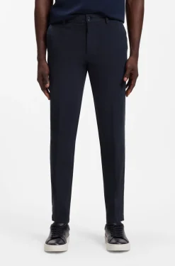 Slim-Fit Hose aus strukturierter Stretch-Baumwolle