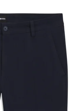 Slim-Fit Hose aus strukturierter Stretch-Baumwolle