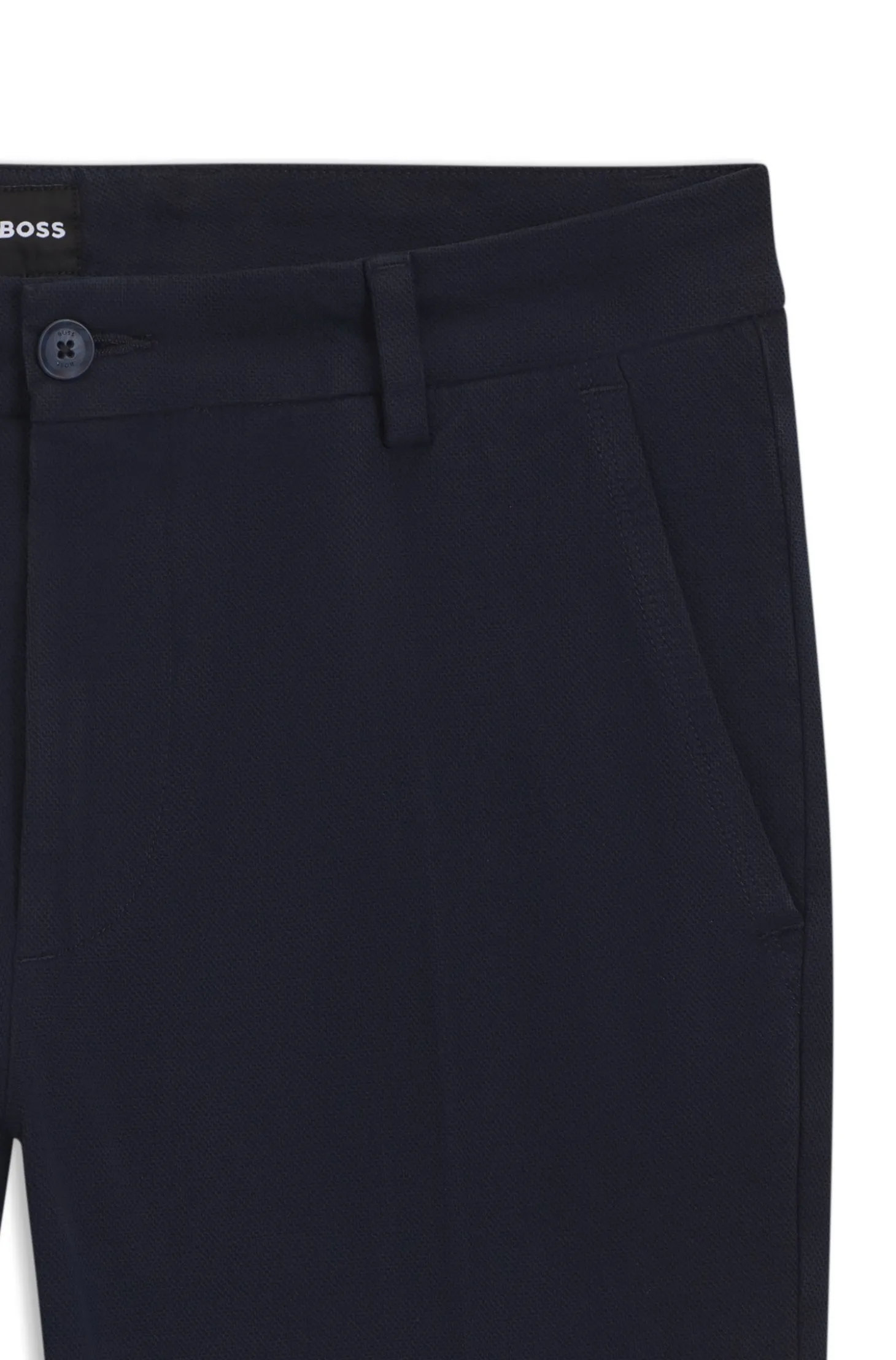 Slim-Fit Hose aus strukturierter Stretch-Baumwolle