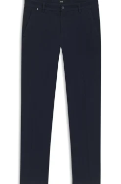 Slim-Fit Hose aus strukturierter Stretch-Baumwolle
