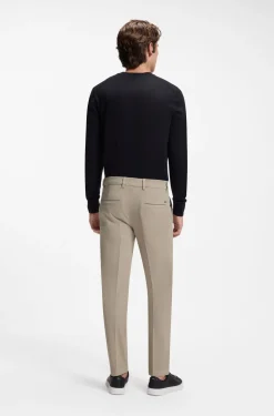 Slim-Fit Hose aus strukturierter Stretch-Baumwolle