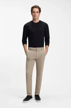Slim-Fit Hose aus strukturierter Stretch-Baumwolle