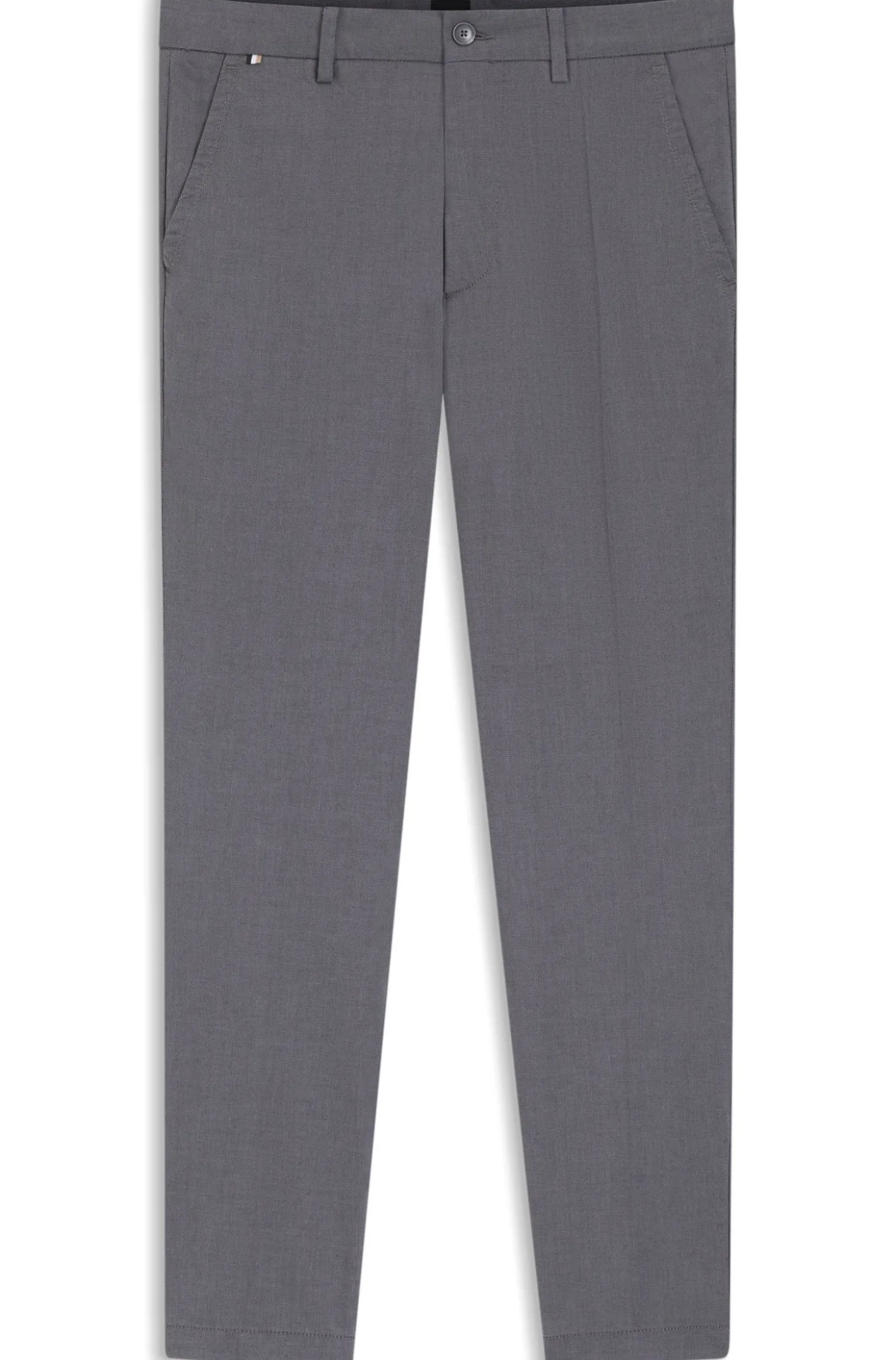 Slim-Fit Hose aus strukturierter Stretch-Baumwolle