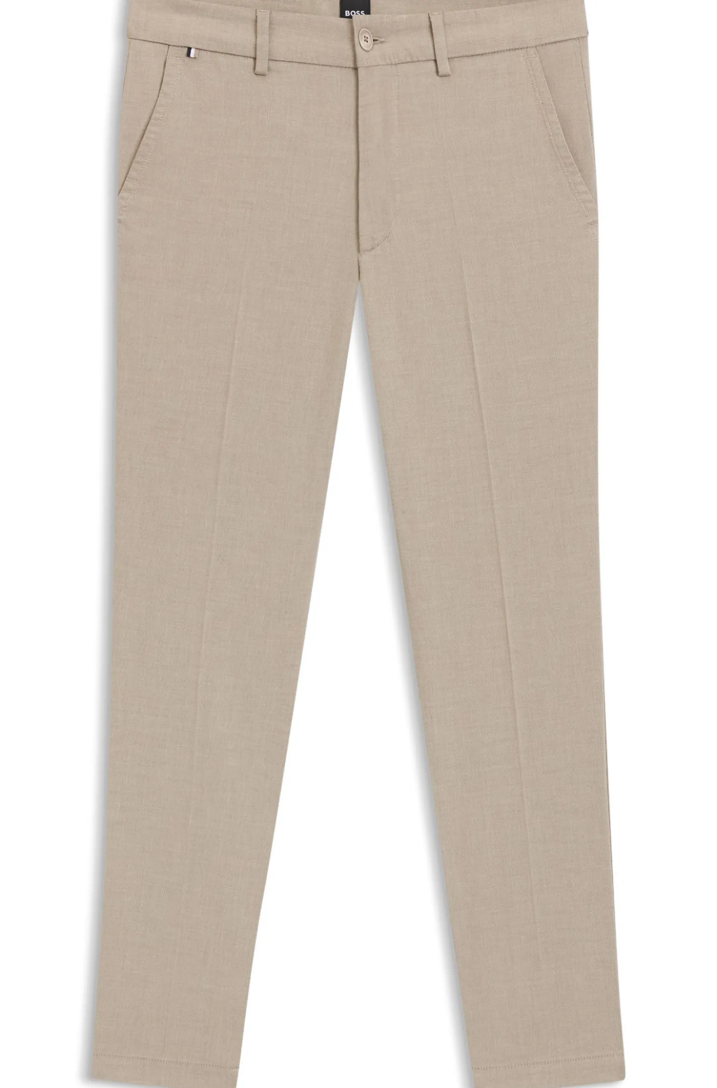 Slim-Fit Hose aus strukturierter Stretch-Baumwolle