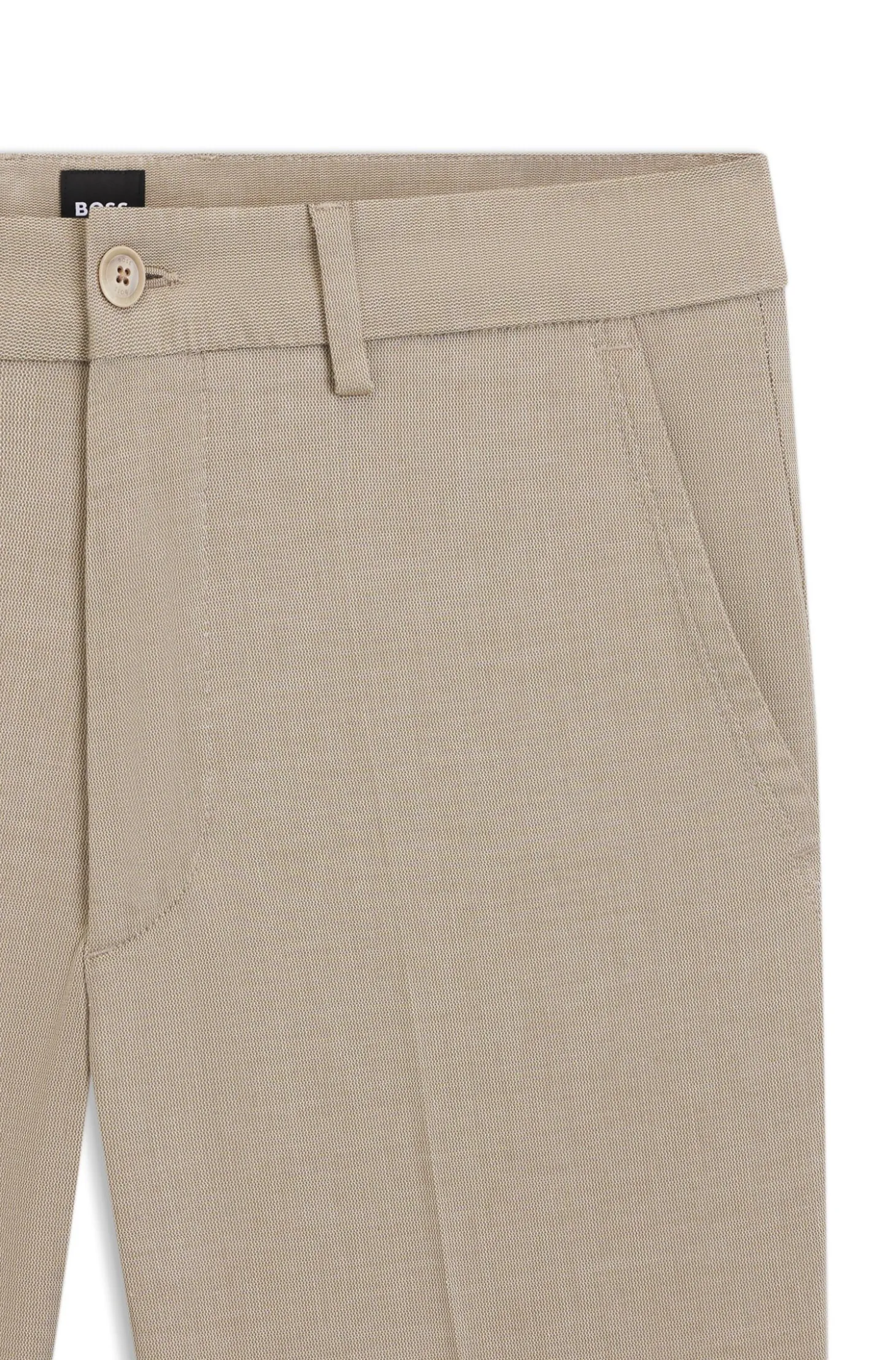 Slim-Fit Hose aus strukturierter Stretch-Baumwolle