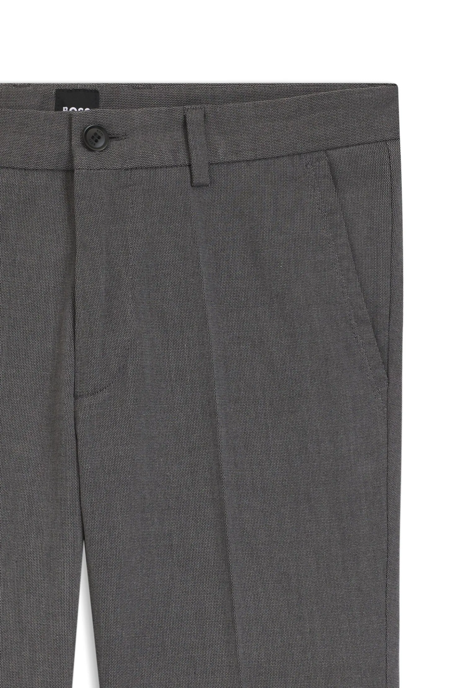 Slim-Fit Hose aus strukturierter Stretch-Baumwolle