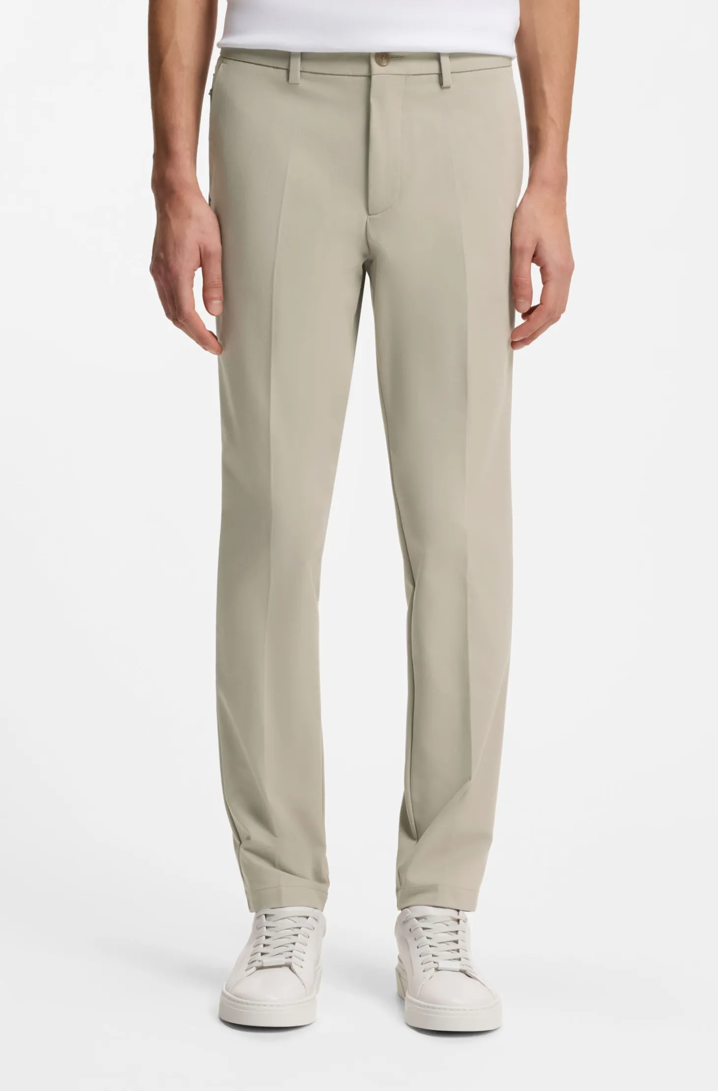Slim-Fit Hose aus Vier-Wege-Stretch-Gewebe
