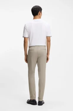 Slim-Fit Hose aus waschbarer Stretch-Baumwolle