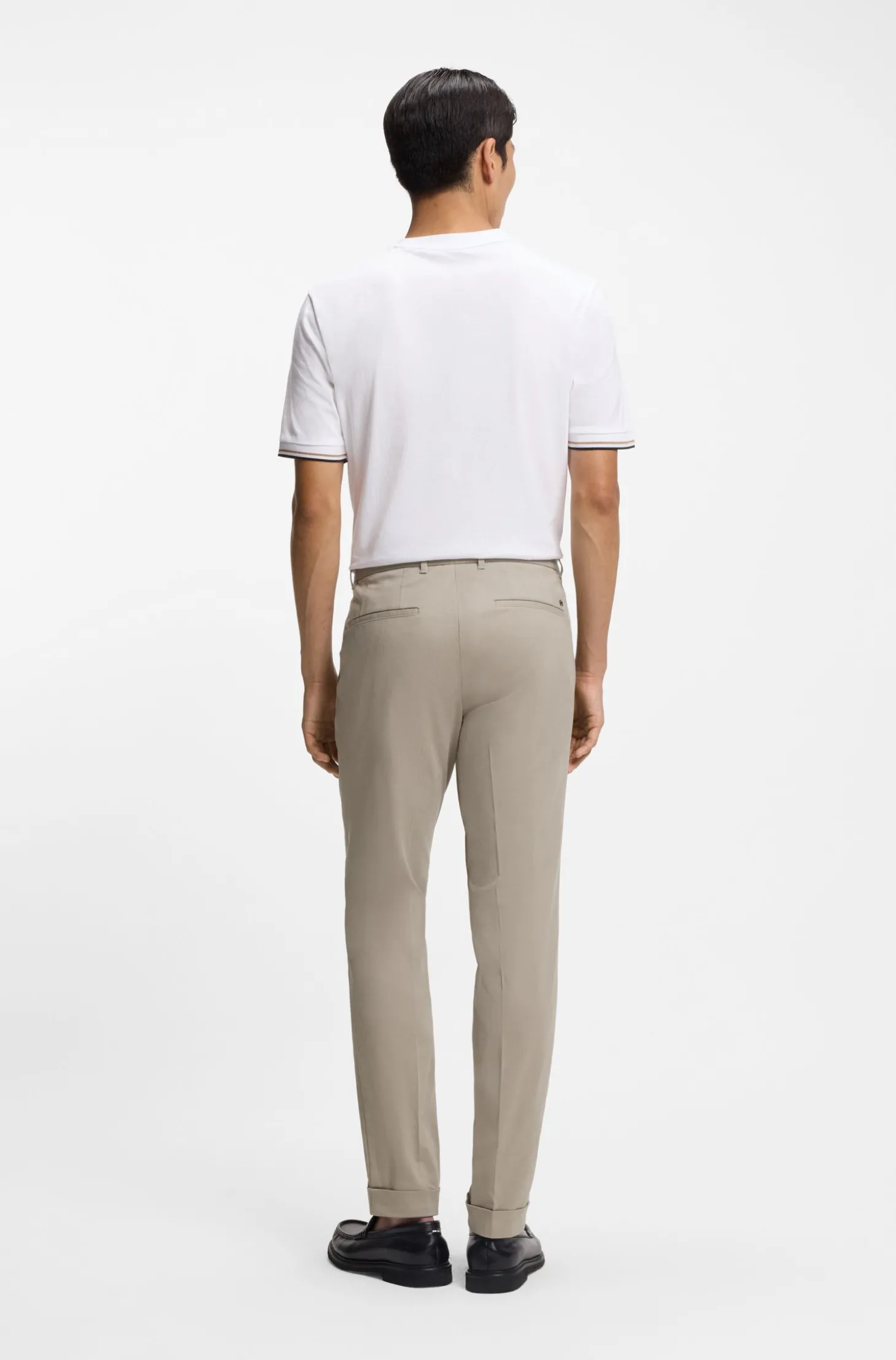 Slim-Fit Hose aus waschbarer Stretch-Baumwolle