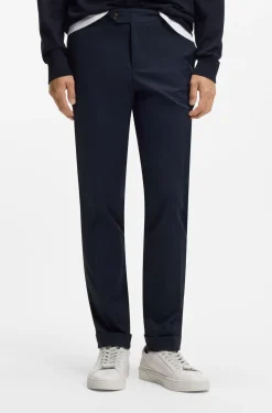 Slim-Fit Hose aus waschbarer Stretch-Baumwolle