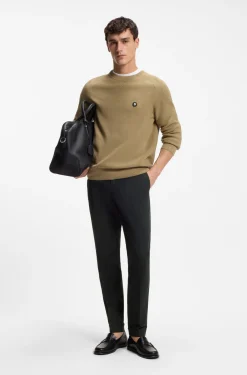Slim-Fit Hose aus waschbarer Stretch-Baumwolle