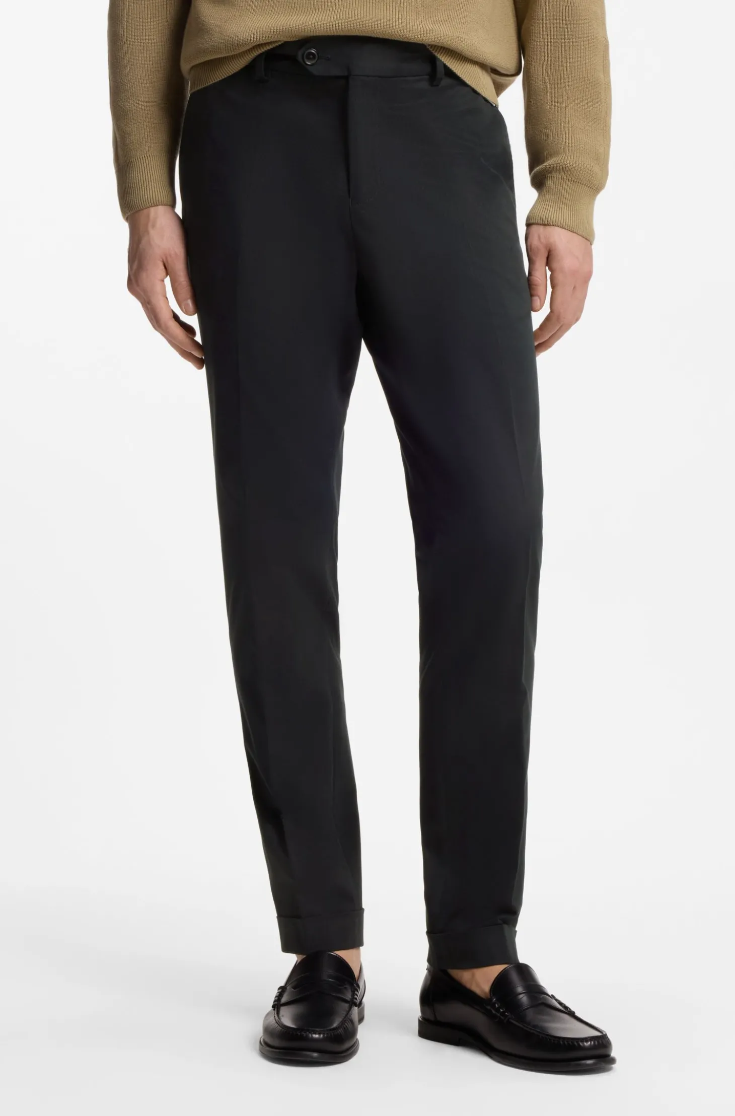 Slim-Fit Hose aus waschbarer Stretch-Baumwolle