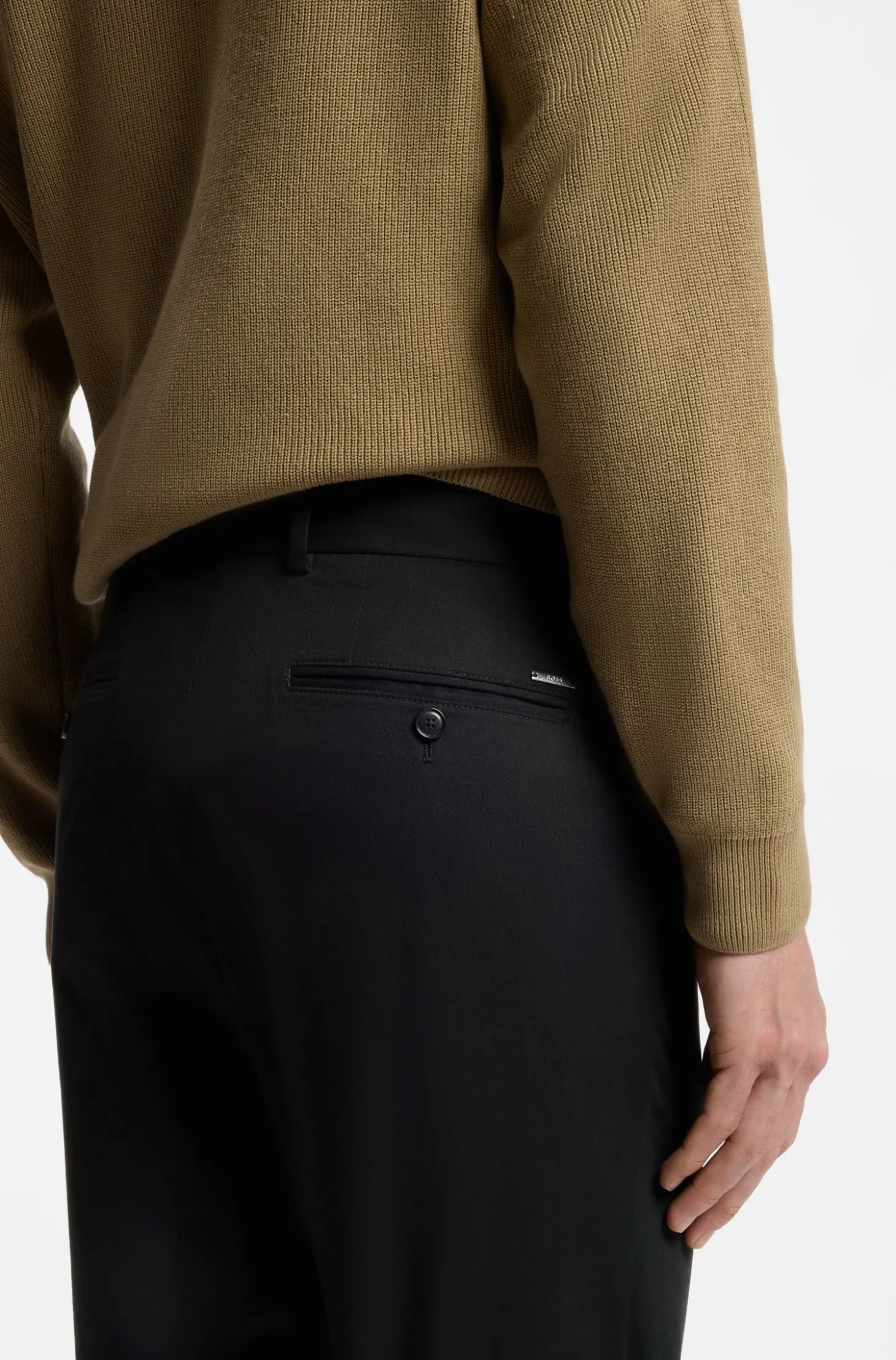 Slim-Fit Hose aus waschbarer Stretch-Baumwolle
