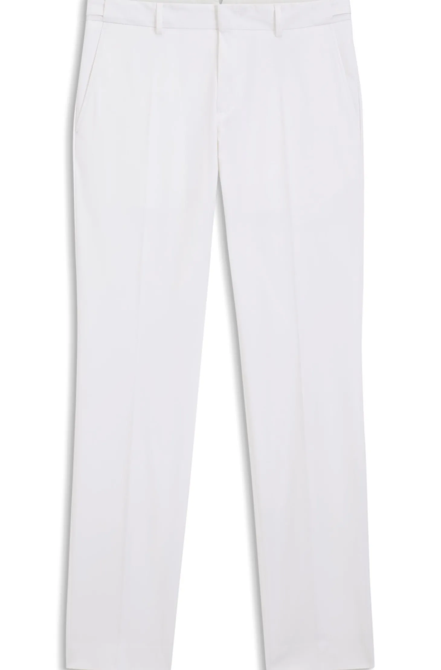 Slim-Fit Hose aus waschmaschinenfester Stretch-Baumwolle